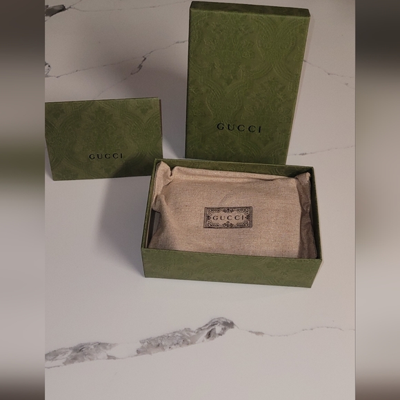 GUCCI Marmont Leather Card Case Wallet - Picture 14 of 14